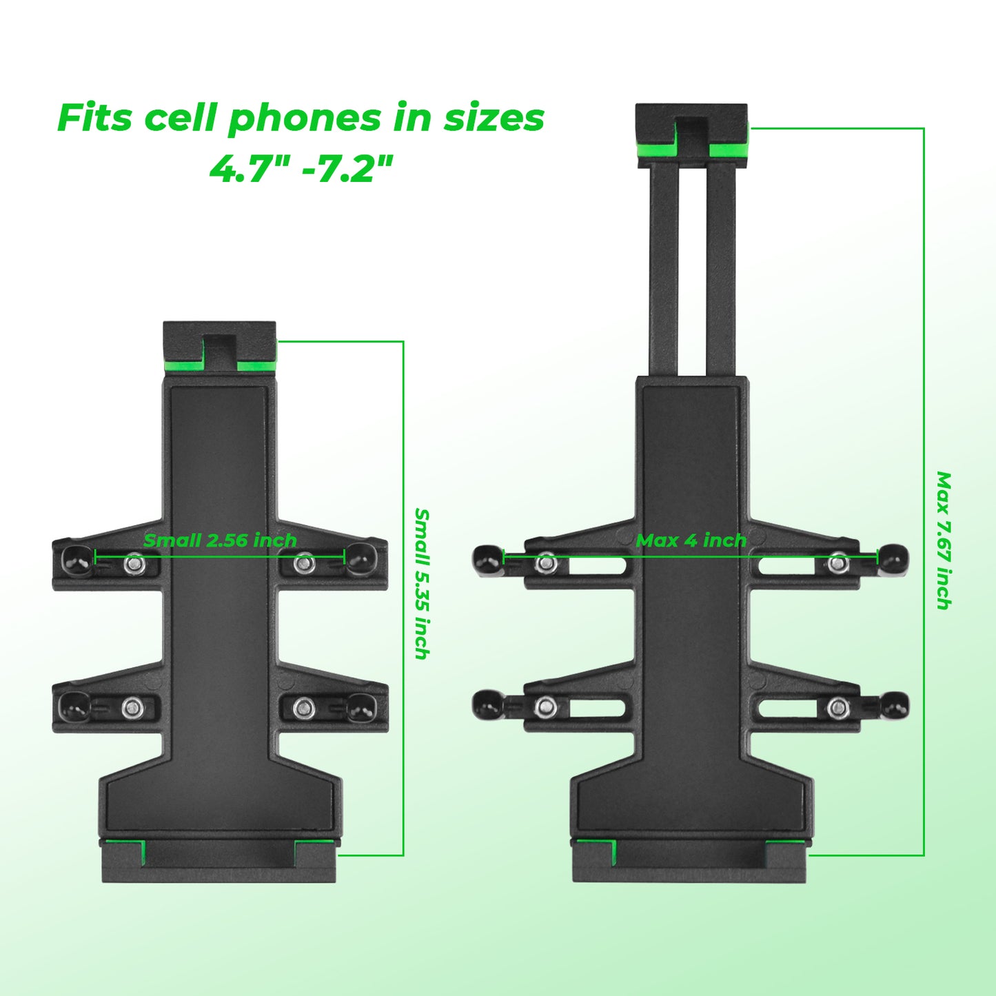 360° Adjustable Mount Phone Holder for ATV/UTV Fits for 1.75 Inch -2 Roll Bar