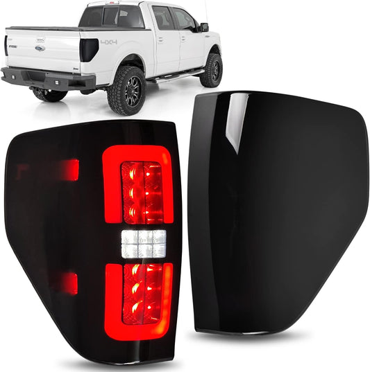 New Upgraded 4 Functions Black Full LED Tail Lights for Ford F150 2009-2014 - OHMU