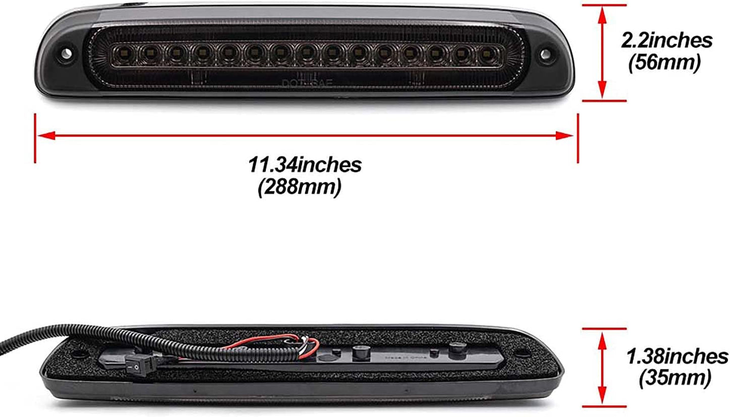 Upgraded Led Third Brake Light Replacement for 1999-2016 Ford F250 F350 Super Duty 95-03 Ranger