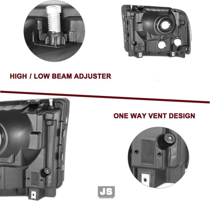 Headlight Assembly with 2005-2007 Ford F250 F350 F450 F550 - OHMU