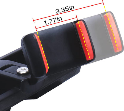Phone Mount Compatible with Jeep Wrangler 2018-2023 JL JLU 2020-2023 Gladiator JT - OHMU