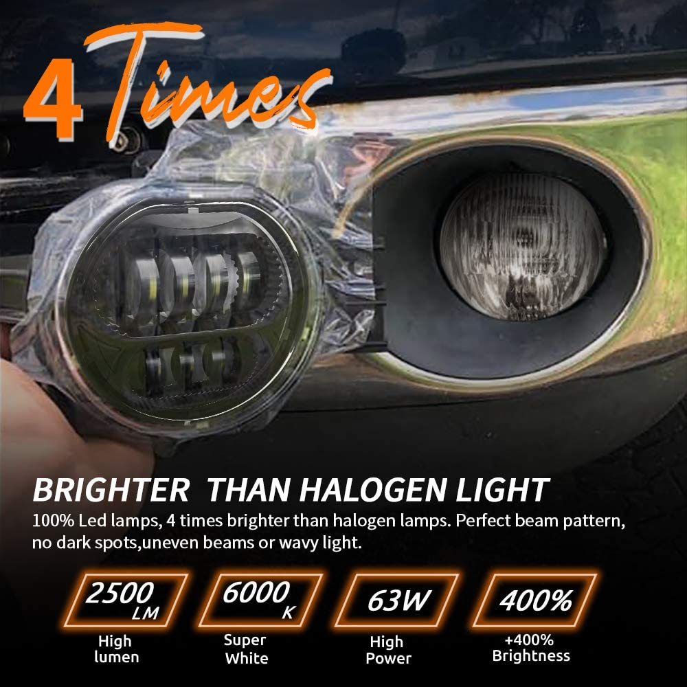 New Version LED Fog Light for Dodge Ram 1500 2002-2008 Dodge Ram 2500/3500 - OHMU