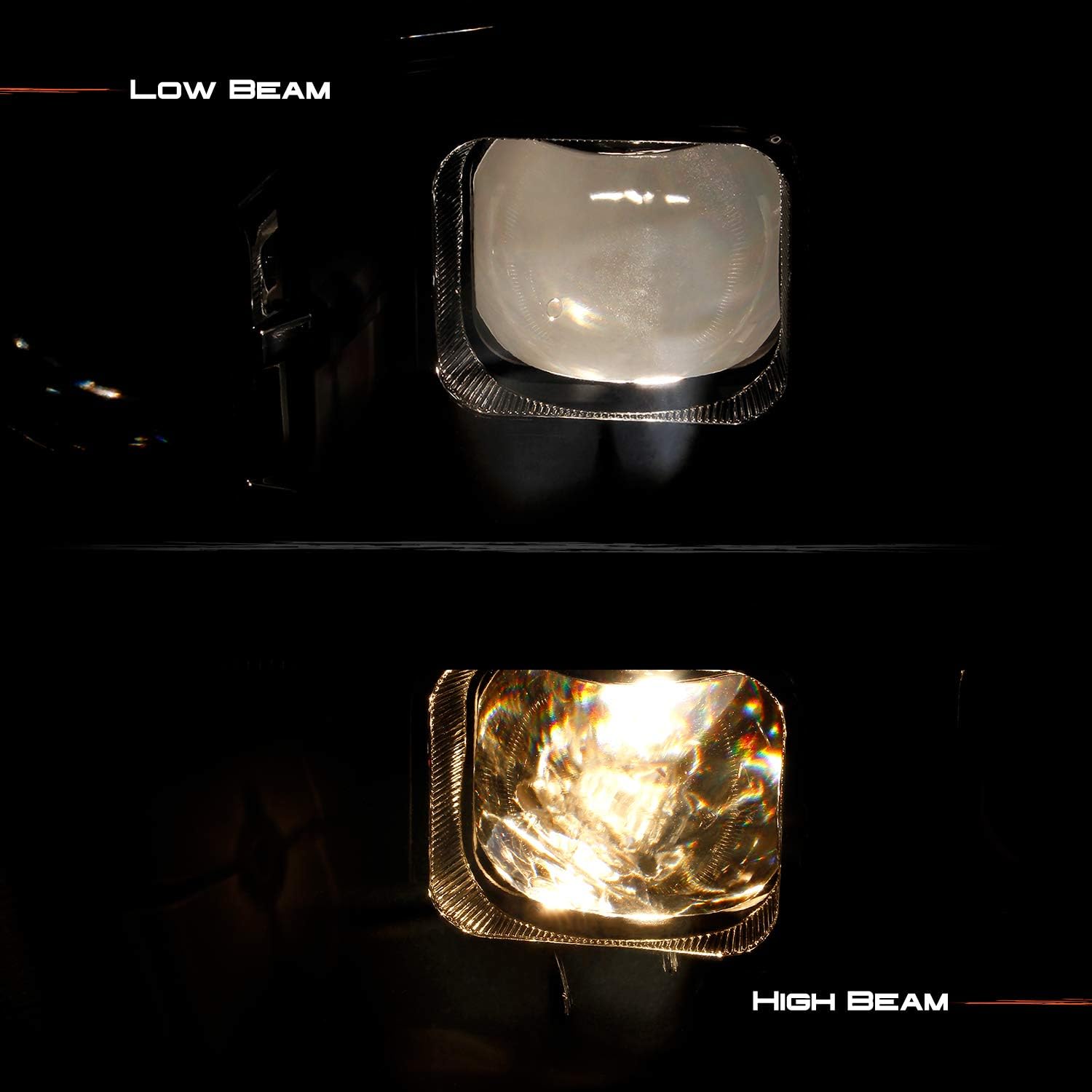 [Factory Upgrade] For 09-18 Dodge Ram 1500 2500 3500 LED DRL Headlights With Light bulbs - OHMU
