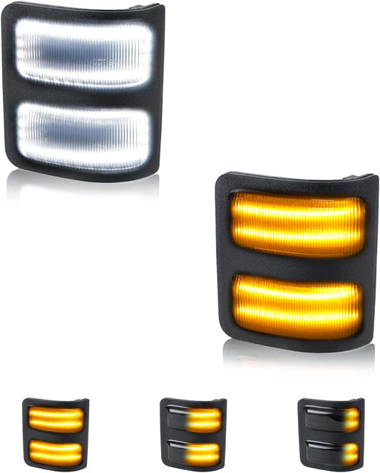 Side Mirror Marker Lights with 2008-2016 Ford F250 F350 F450 - OHMU