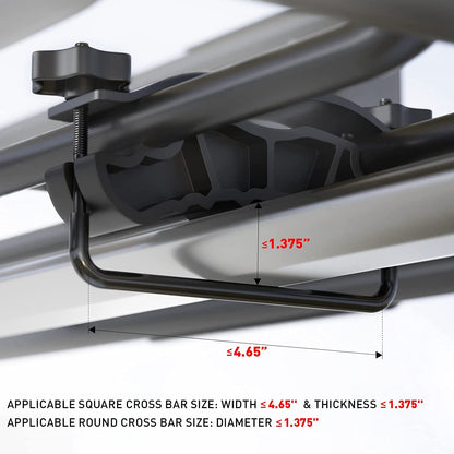 Upgraded 4” Fence Car Roof Basket with Extension - OHMU