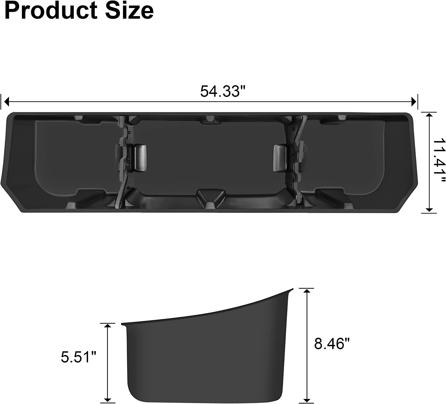 Upgraded Under Seat Storage Box Fit For 2015-2023 Ford F150 SuperCrew Cab & Crew Cab - OHMU