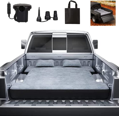 5.5-5.8Ft Camping Pickup Truck Bed Air Mattress Air Bed with Inflatable Pillow - OHMU