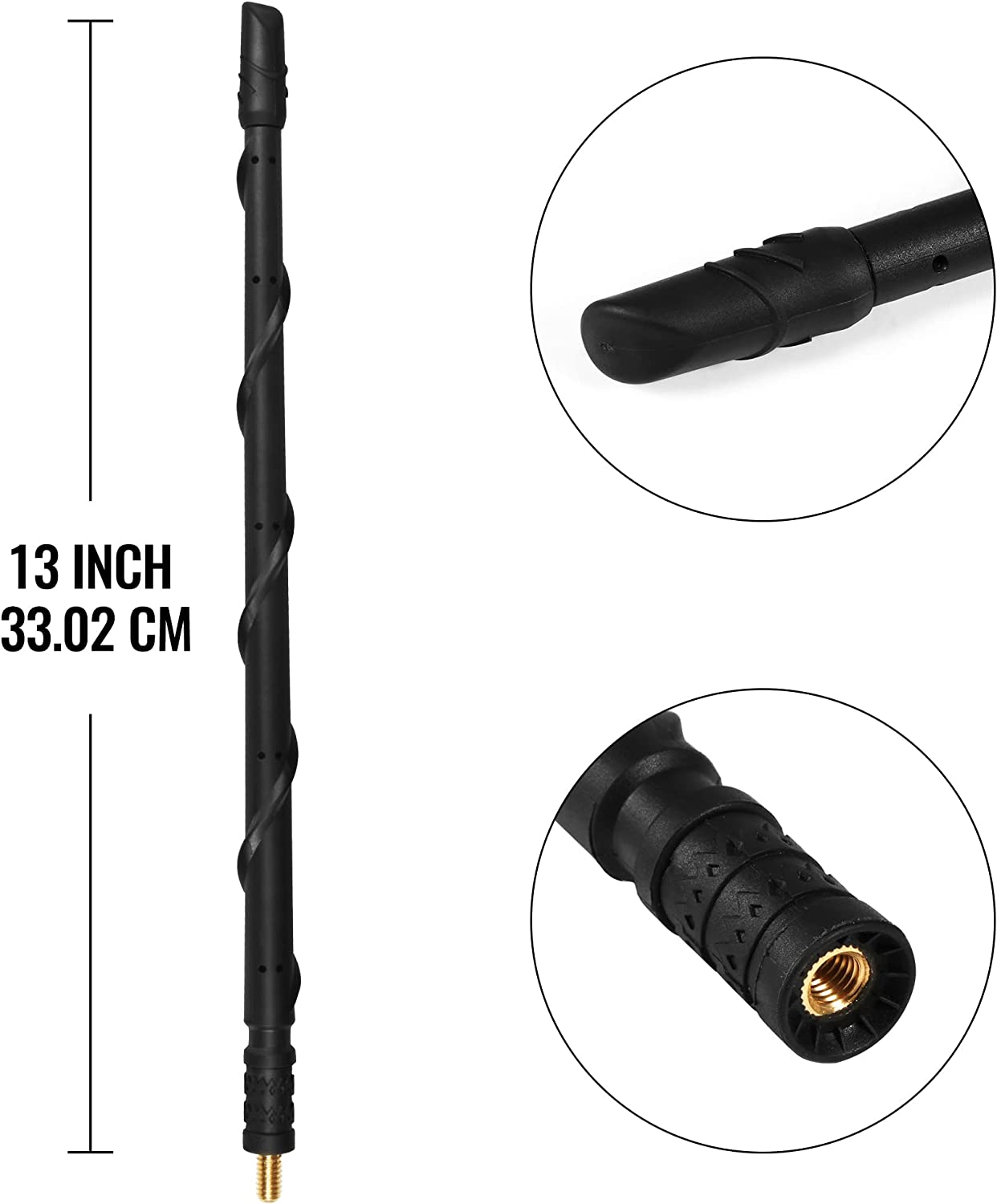 Antenna for Jeep Wrangler JK JL JT Gladiator Rubicon Sahara 2007-2022