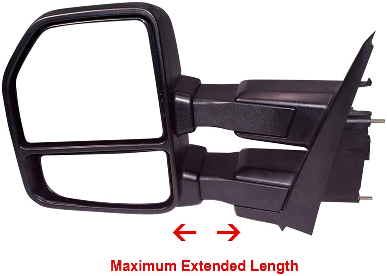 New Updated Pair towing mirror Black Housing fit for 2015 2016 2017 2018 Ford F150 - OHMU