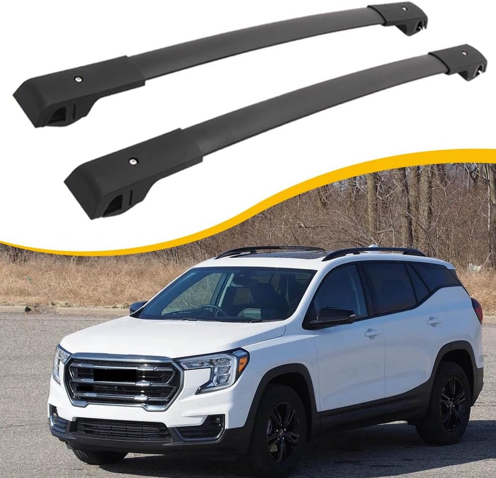 Cross Bars Roof Rack Fit for GMC Terrain 2018 2019 2020 2021 2022 2023 2024