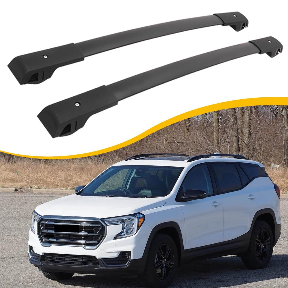 Cross Bars Roof Rack Fit for GMC Terrain 2018 2019 2020 2021 2022 2023 2024