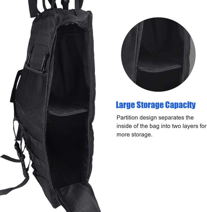 Roll Bar Storage Bag Cargo Cage for 1997-2020 Jeep Wrangler JK TJ LJ & Unlimited JL 4-Door - OHMU