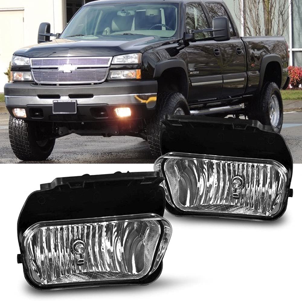 Fog Lights with Bulbs for Chevy Silverado 2003-2007 All Models