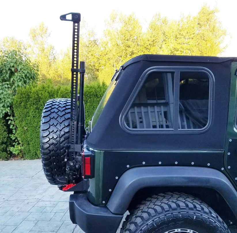Tailgate High Lift Jack Mount Bracket fit for Jeep Wrangler JK 2007- 2018