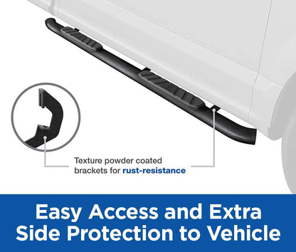 3.5" Wide Black Running Boards For Dodge Ram 1500 2019-2024 - OHMU