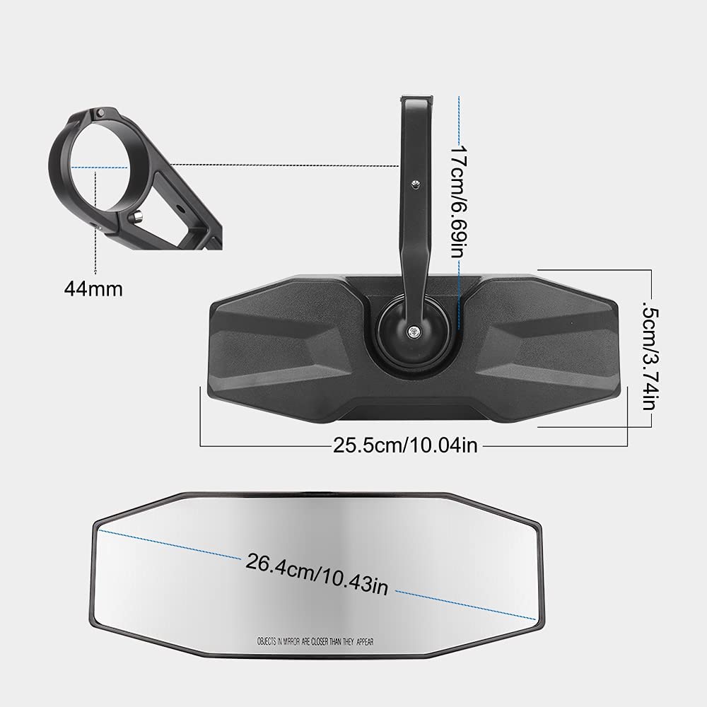 RZR Rear View Center Mirror Replacement - OHMU