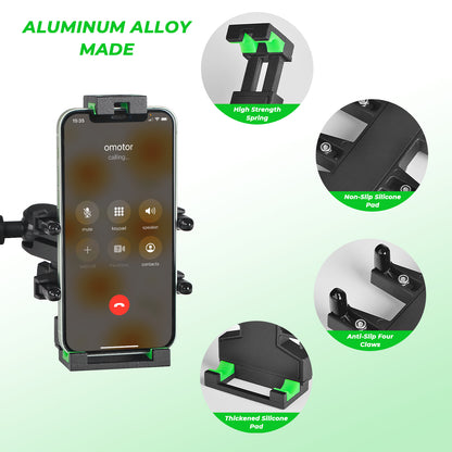 360° Adjustable Mount Phone Holder for ATV/UTV Fits for 1.75 Inch -2 Roll Bar