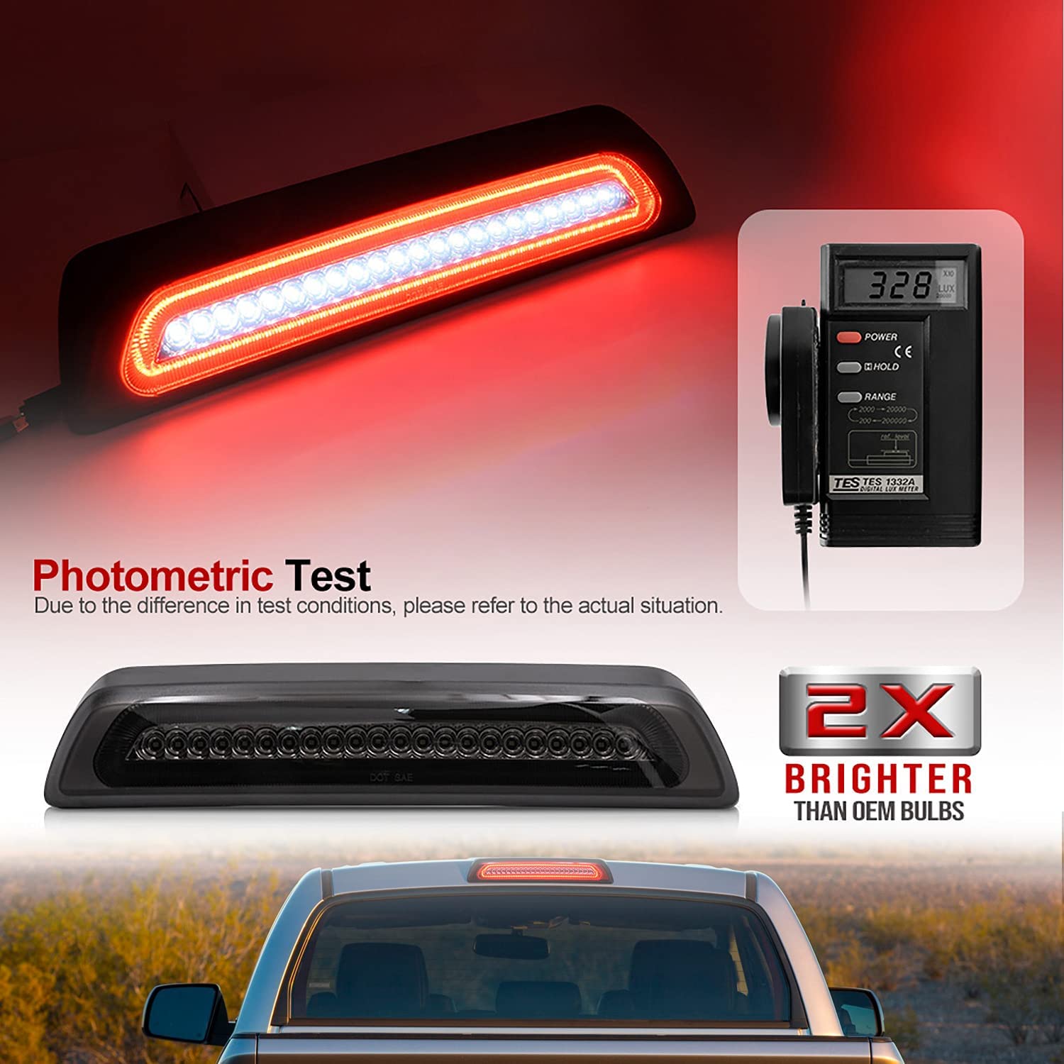 Led Third Brake Light Replacement for 2007-2021 To-yo-ta Tundra XK50 - OHMU