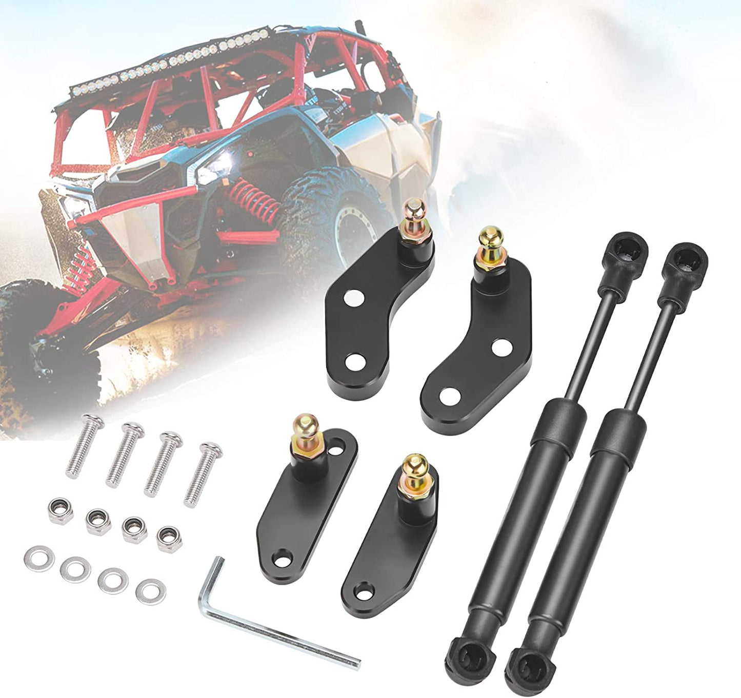 X3 Door Opener Kits Door Shocks Struts Compatible with 2017-2022 Can Am