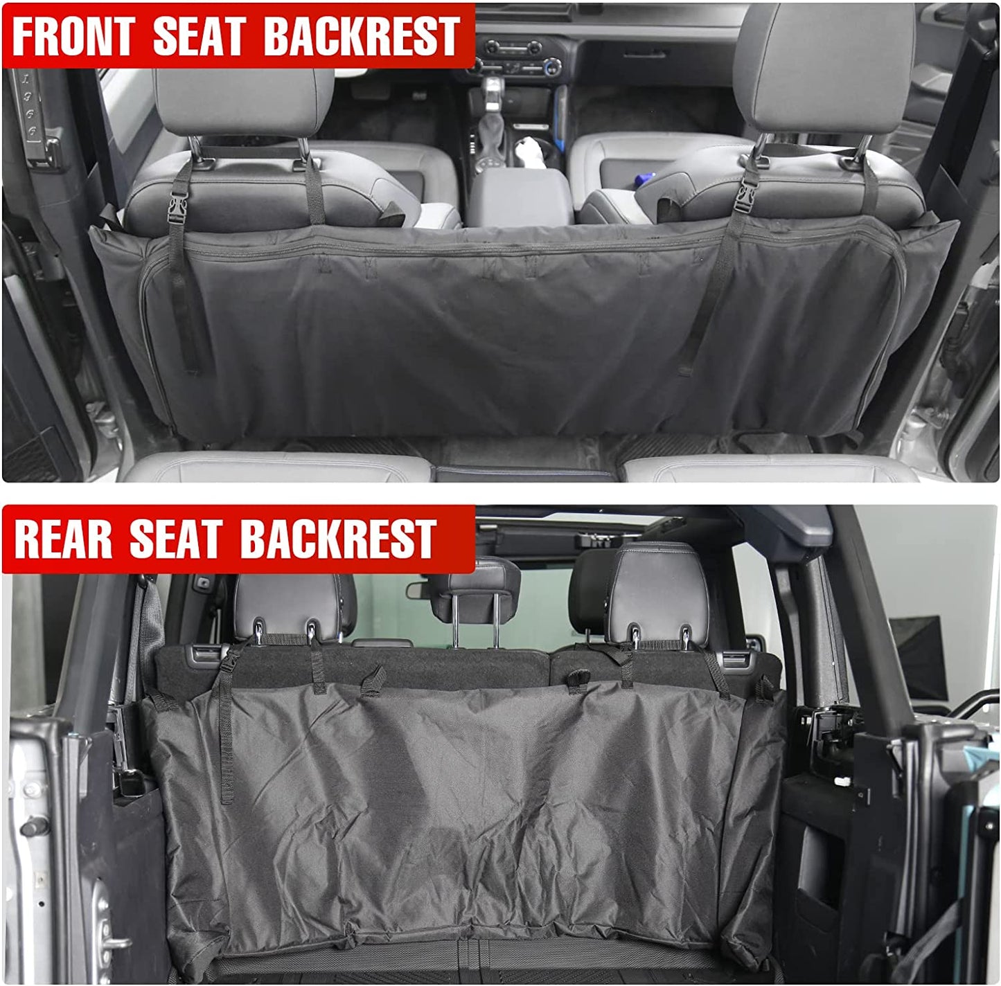 Soft Top Window Storage Bag for Ford Bronco Accessories 2021 2022