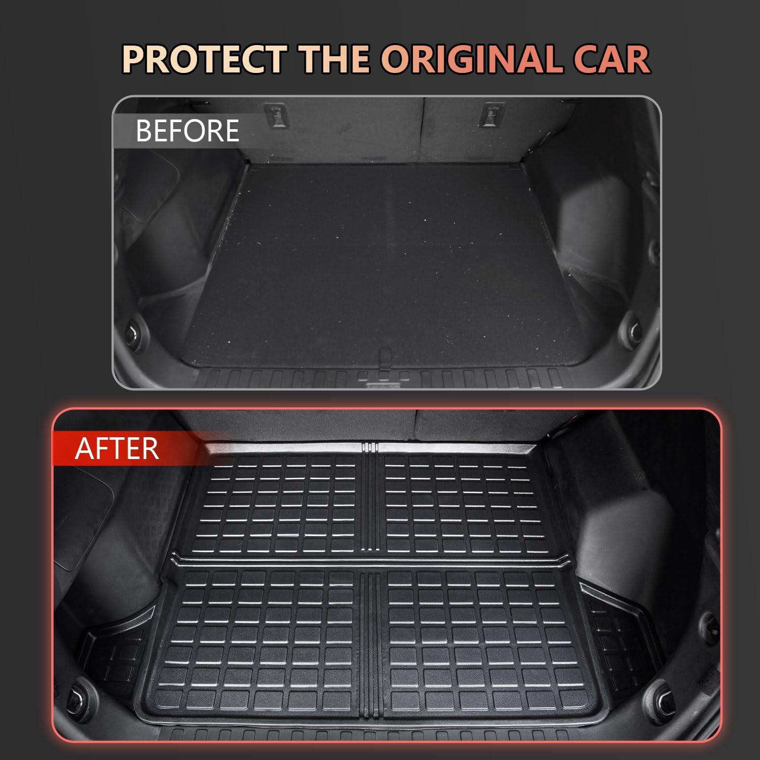 Trunk Mat Compatible with 2018-2024 Chevrolet Equinox/GMC Terrain - OHMU