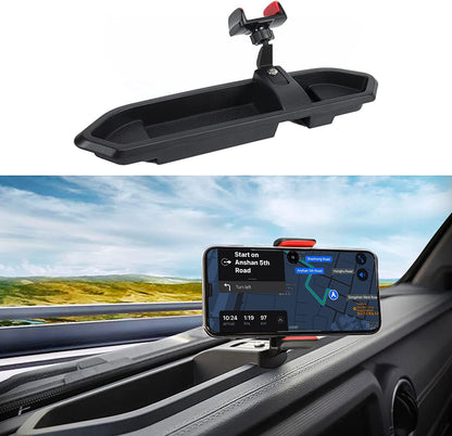 Phone Mount Compatible with Jeep Wrangler 2018-2023 JL JLU 2020-2023 Gladiator JT - OHMU