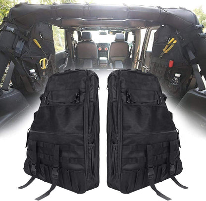 Roll Bar Storage Bag Cargo Cage for 1997-2020 Jeep Wrangler JK TJ LJ & Unlimited JL 4-Door - OHMU