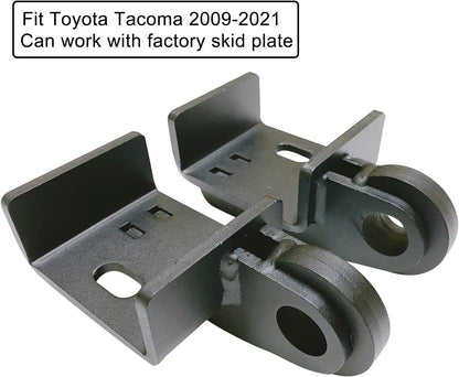 Front Demon Tow Hook Bracket with 3/4 inch Shackles Fit for Toyota Tacoma 2009-2021 Demon Shackle Mount - OHMU