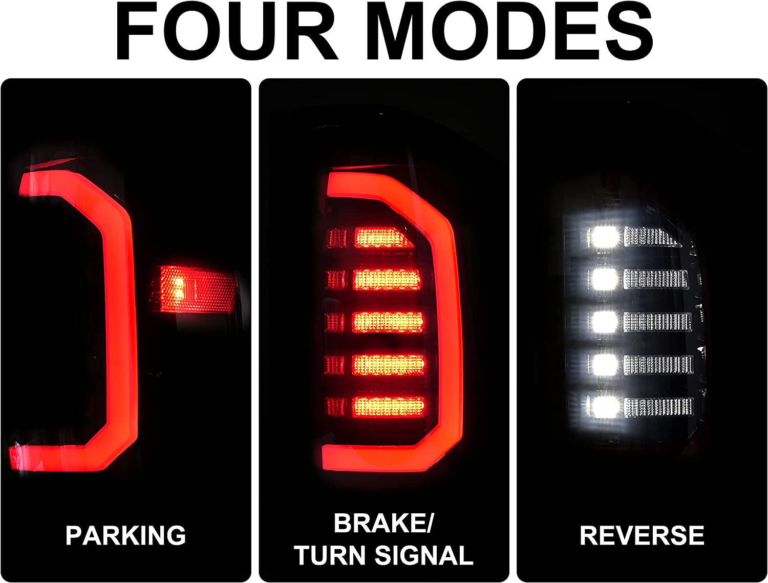 Upgraded Full LED Tail Lights Kit for Silverado 1500 2007-2014 - OHMU