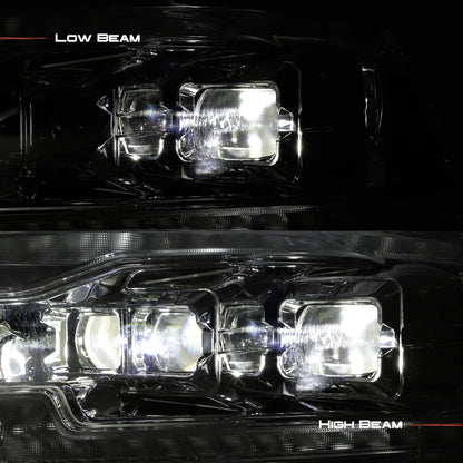 [Factory Upgrade] For 09-18 Dodge Ram 1500 2500 3500 LED DRL Headlights With Light bulbs - OHMU