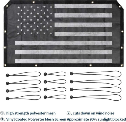 Sun Shade Top for 2018-2022 Jeep Wrangler JL JLU 2/4 Door & 2020 Gladiator JT - OHMU