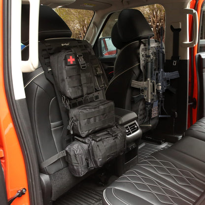 Tactical Rigid Molle Insert Panels for Vehicles Car Seat Back Organizer