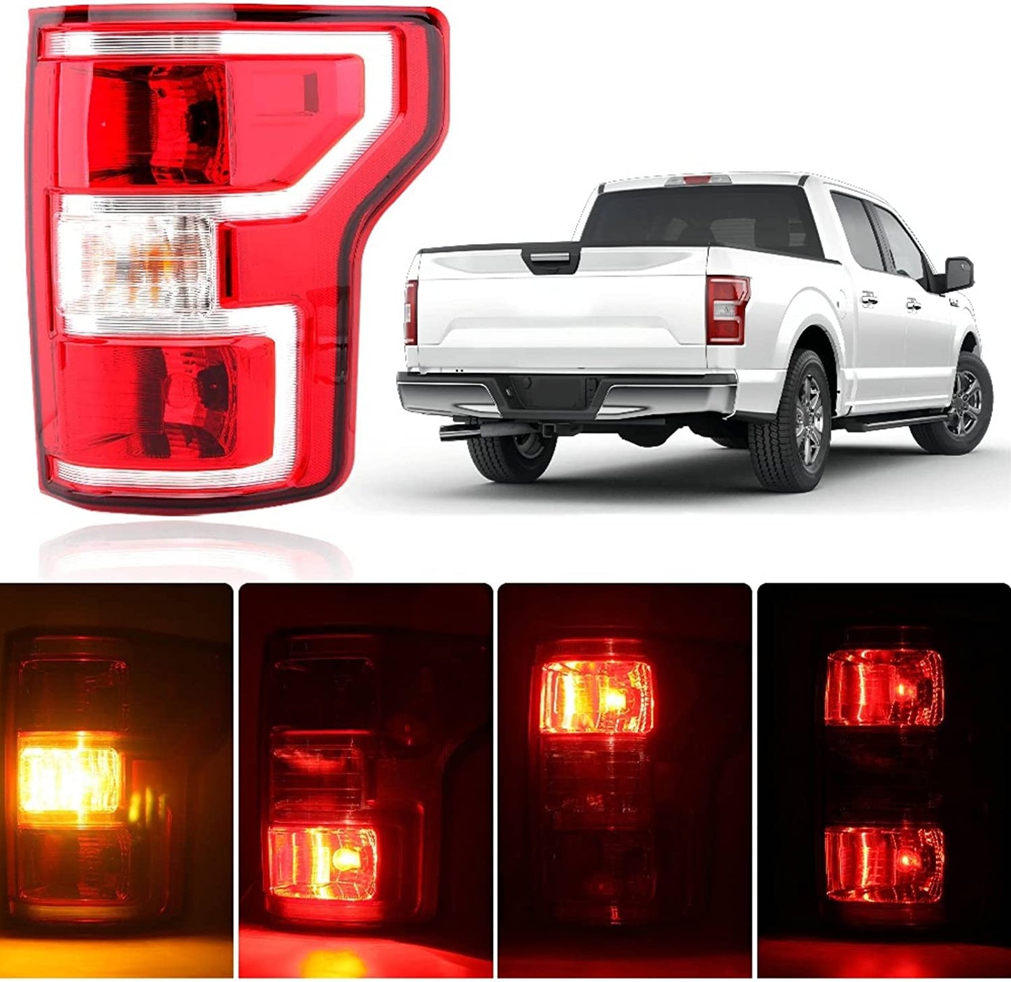 Brake Tail Light Rear Lamp For Ford F150 2018 2019 2020