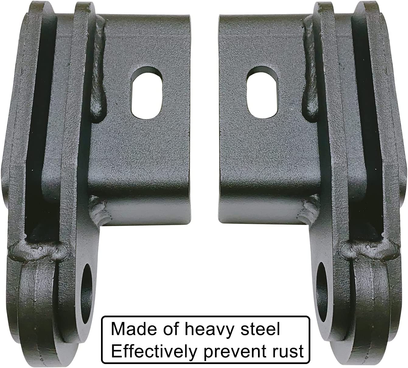 Front Demon Tow Hook Bracket with 3/4 inch Shackles Fit for Toyota