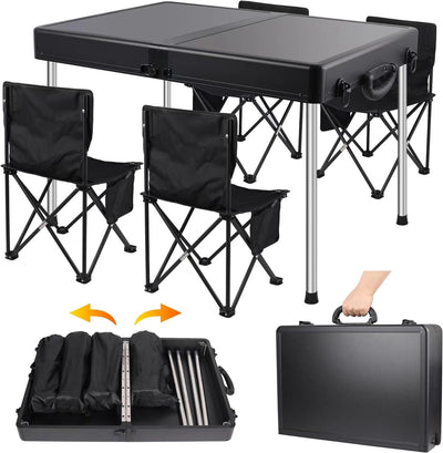 Folding Table with 4 Chairs