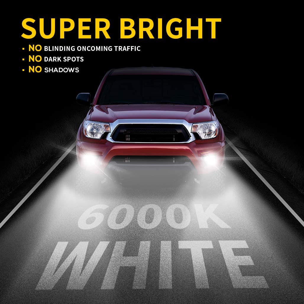 New LED Fog Lights for 2016-2022 Tacoma 2014-2022 4Runner 2014-2019 Tundra Truck