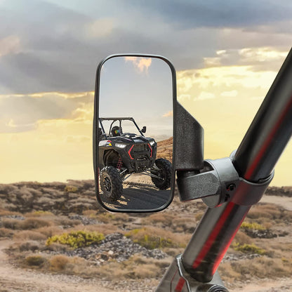 UTV Side Mirrors Fits 1.6" - 2" Roll Cage RZR Side Mirror