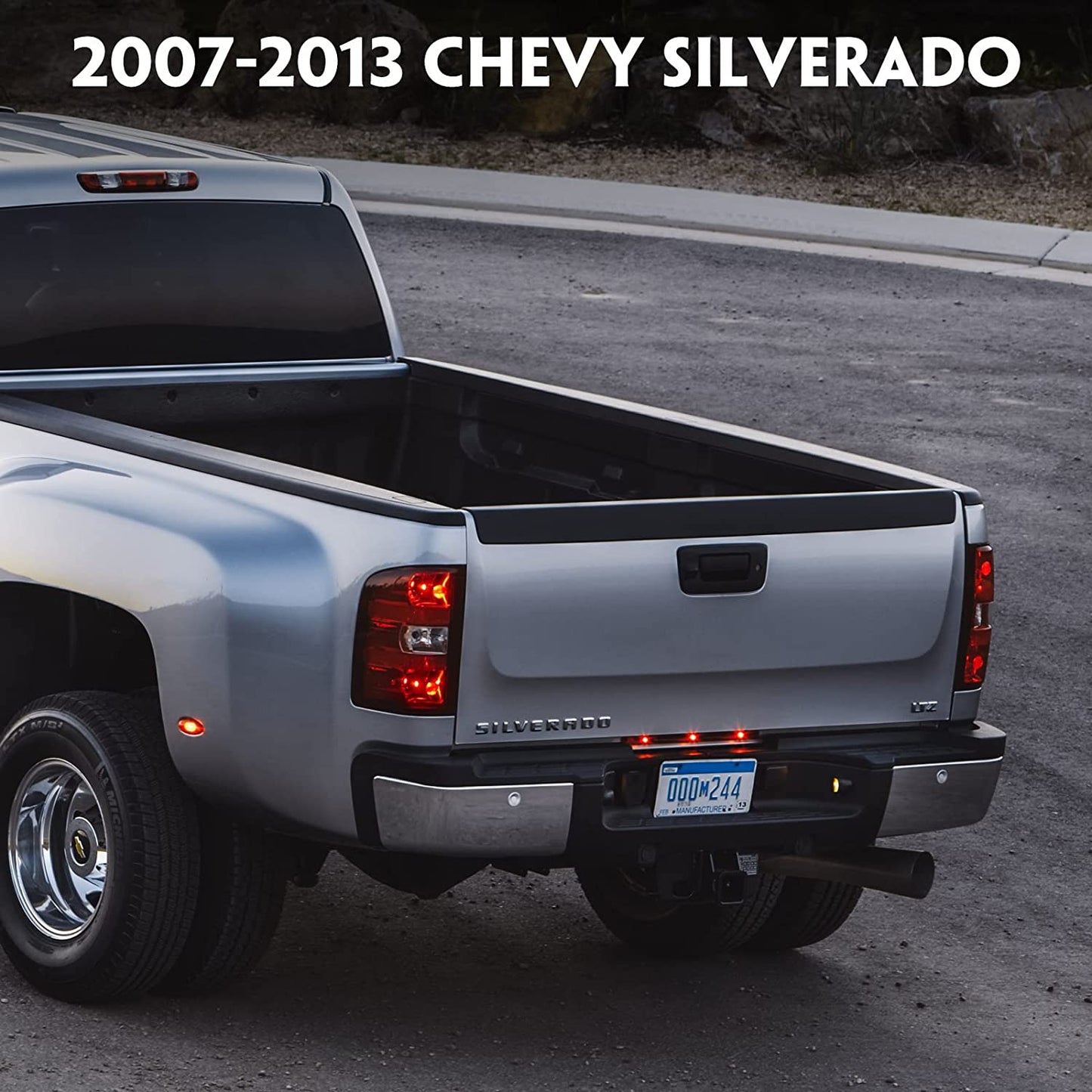 Taillight Compatible with 2007-2013 Chevy Silverado