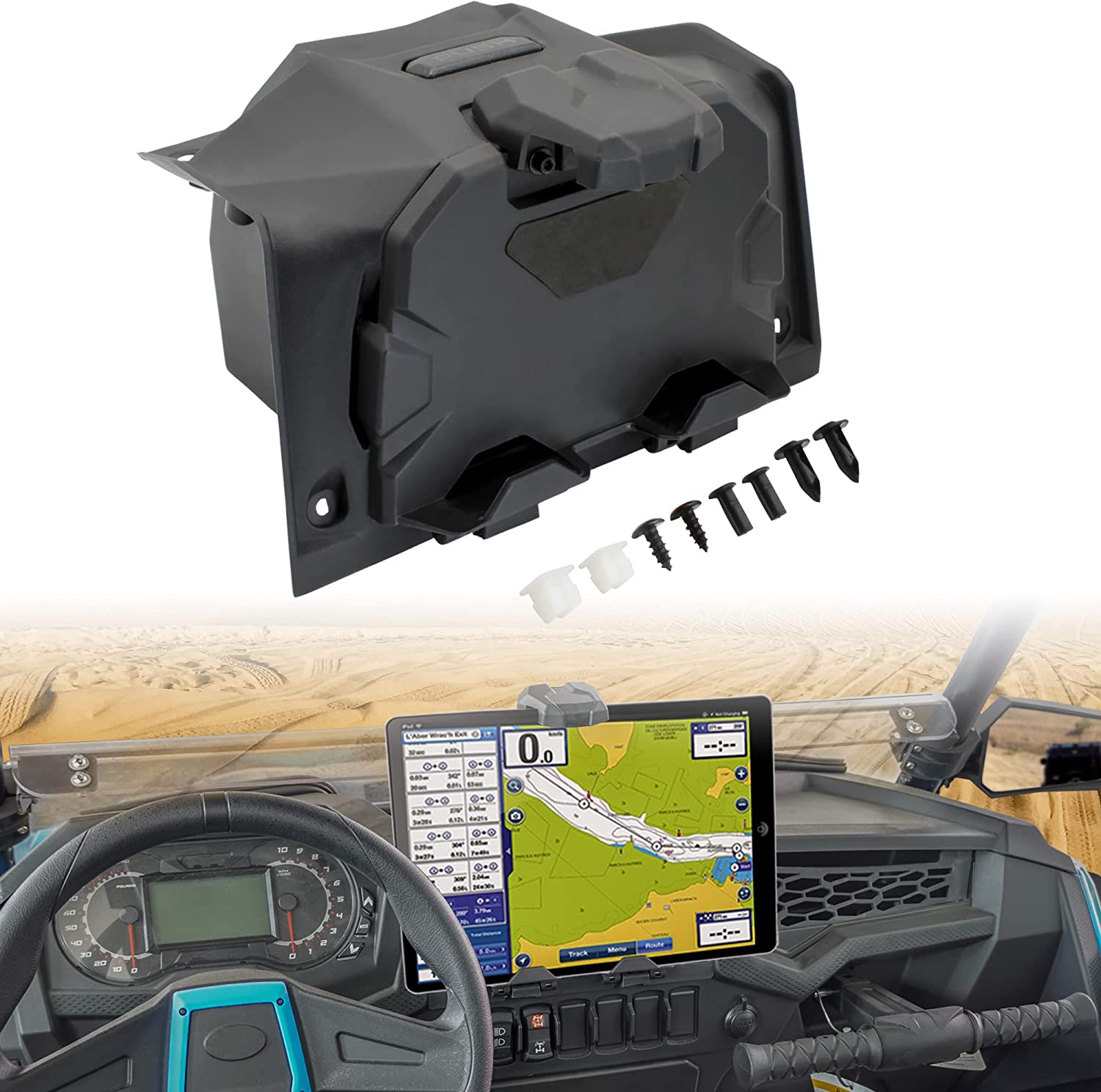 Storage Box Organizer Tray with Electronic Device Holder for RZR 2019-2022 - OHMU