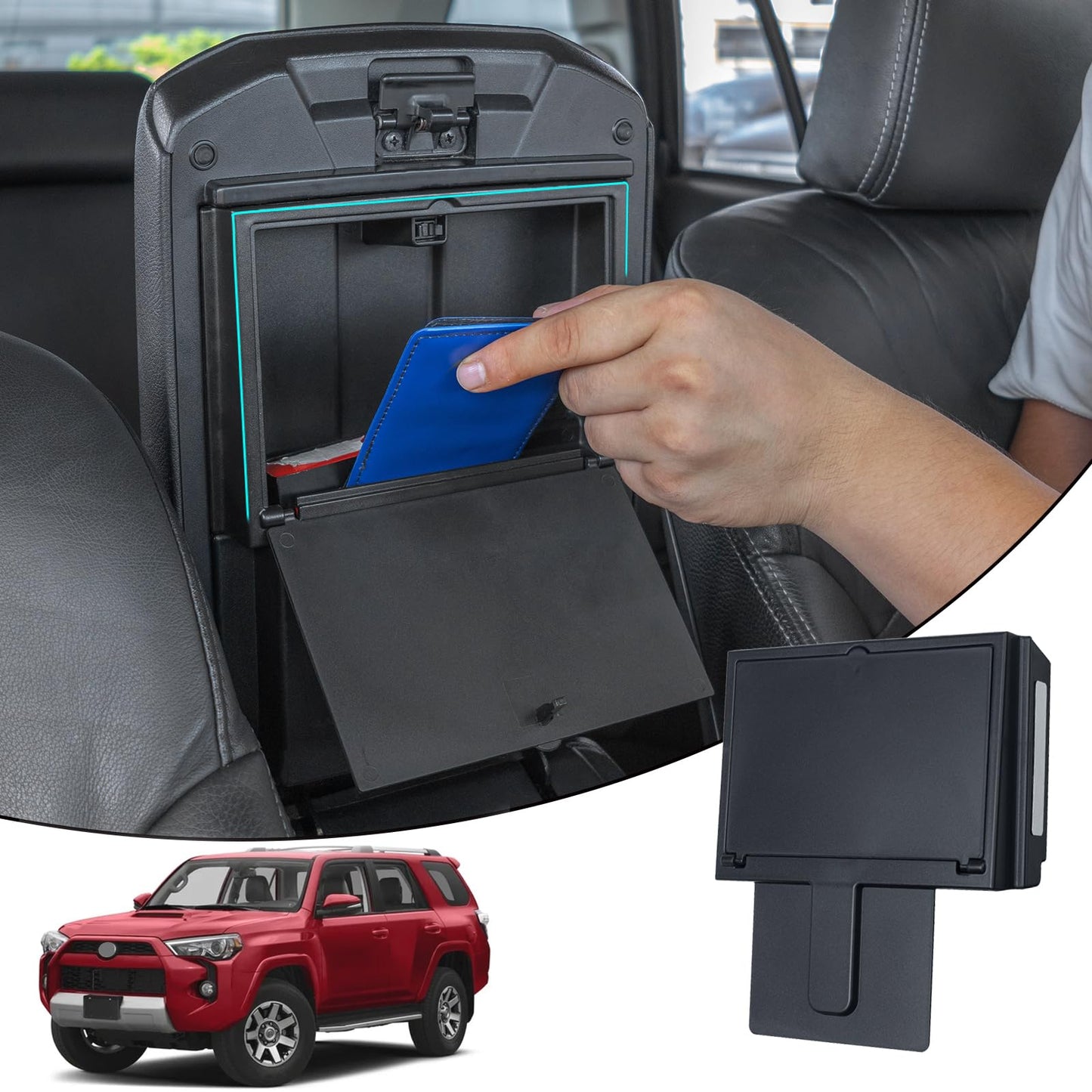 One-Touch Hidden Storage Box for Toyota 4Runner Accessories 2010-2023 2024