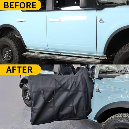 Door Bags Compatible with 2021 2022 2023 2024 Ford Bronco Front and Rear Door
