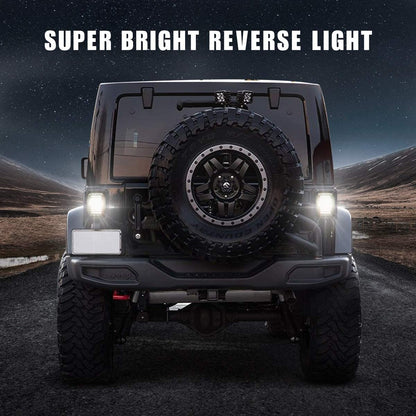 LED Tail Lights Compatible with Jeep Wrangler JK JKU 2007-2018 - OHMU