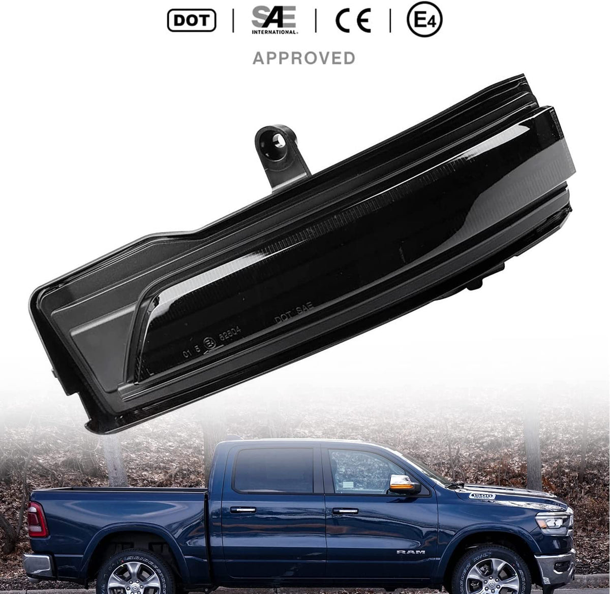 2pcs LED Under Dash Courtesy Light Fit 2019-2022 Dodge Ram 1500 Classic 2pcs LED Under Dash Courtesy Light Fit 2019-2022 Dodge Ram 1500 Classic