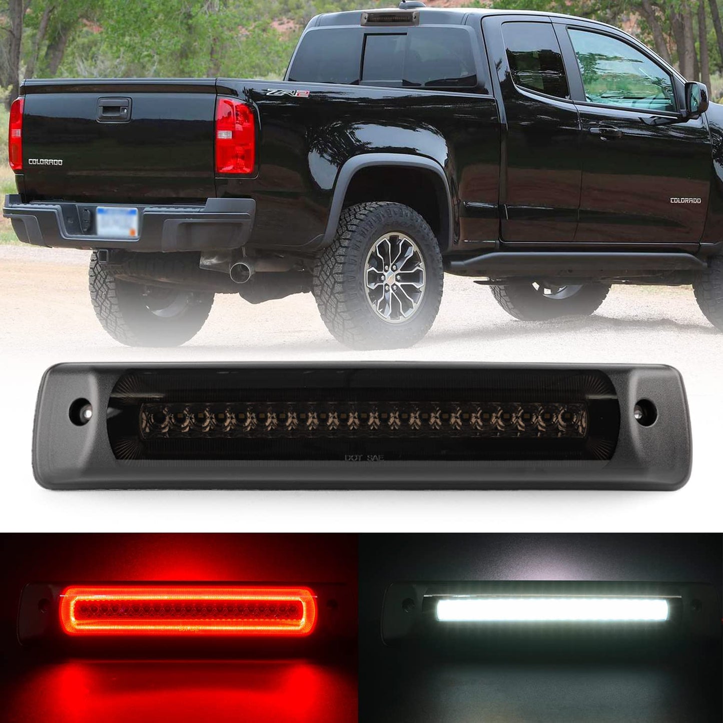 Led Third Brake Light for 2015-2022 Chevy Colorado GMC Canyon - OHMU