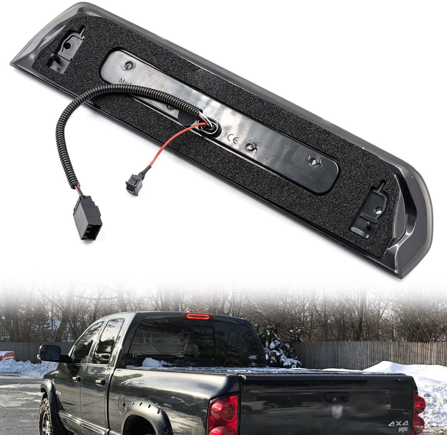 Led Third Brake Light Replacement Fits 2002-2009 Dodge RAM 1500 2500 3500