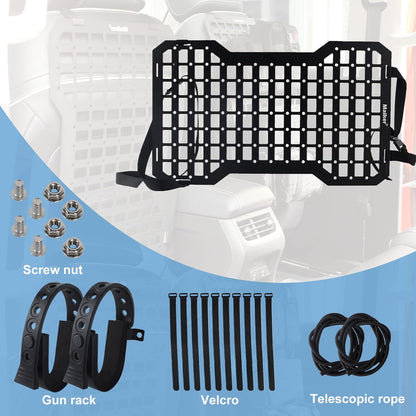 Tactical Rigid Molle Insert Panels for Vehicles Car Seat Back Organizer - OHMU
