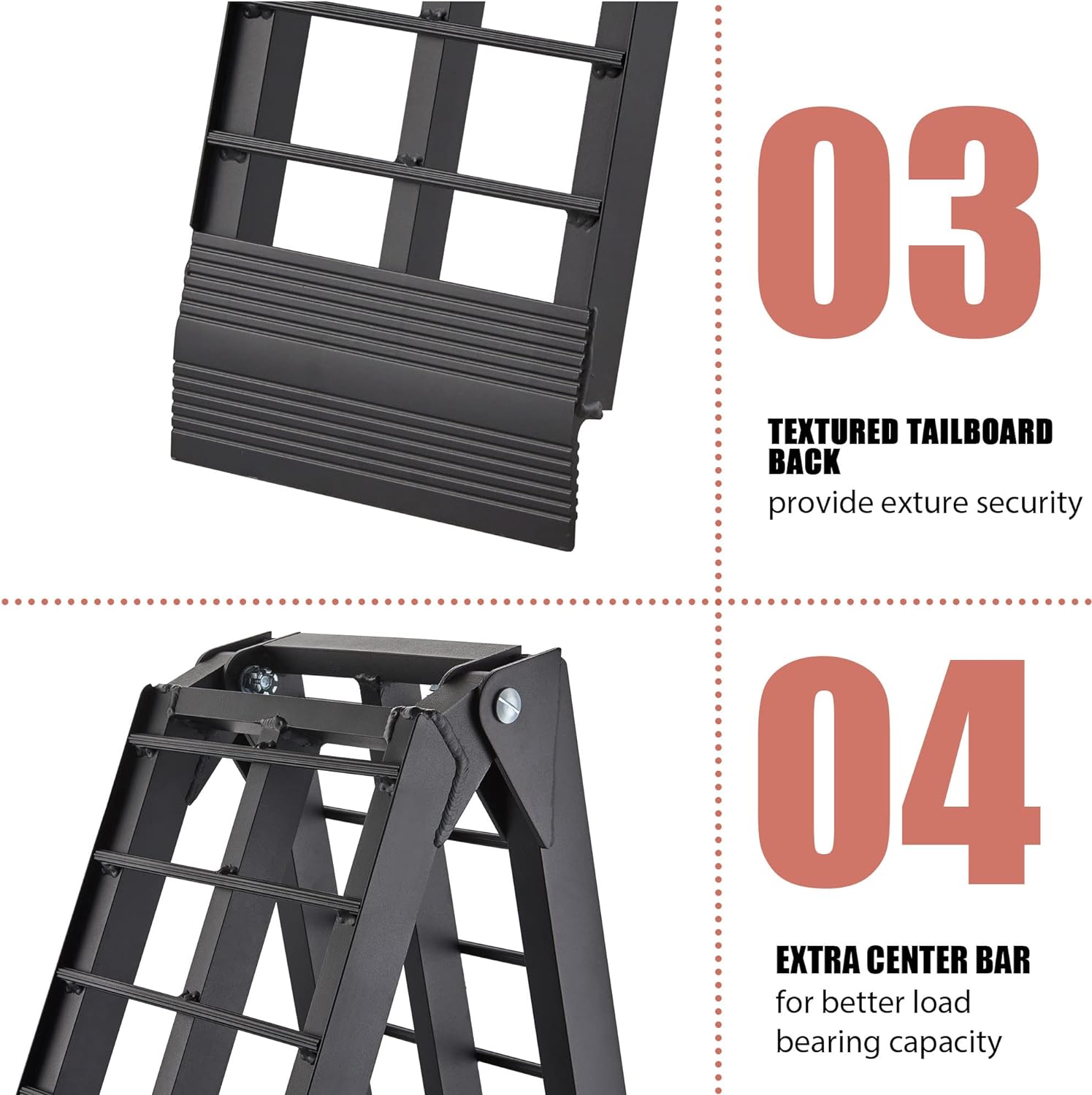 Motorcycle Ramp, ATV Ramp for Pickup Trucks - OHMU