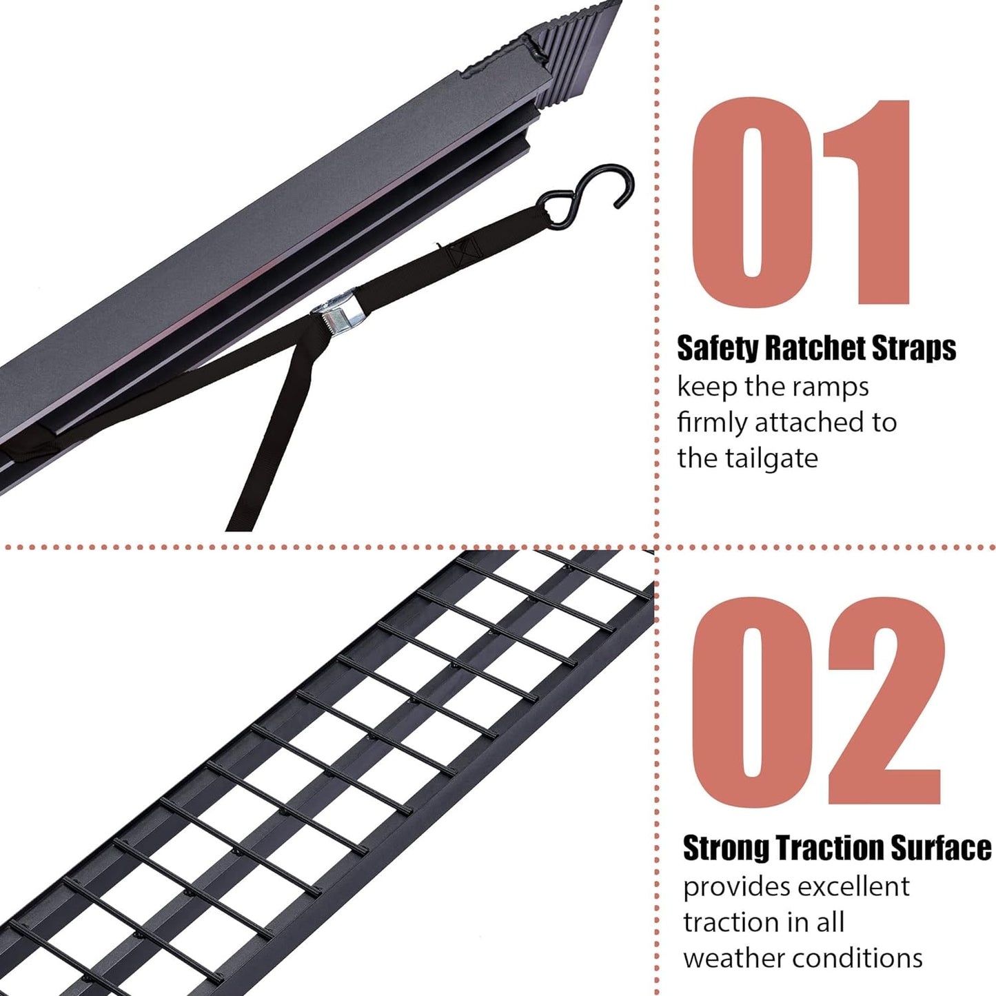 Motorcycle Ramp, ATV Ramp for Pickup Trucks - OHMU