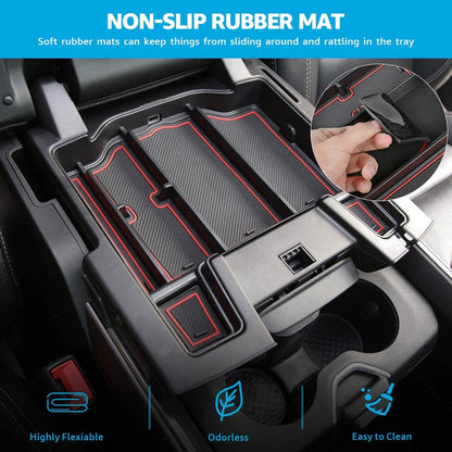 Upgraded Center Console Organizer Tray for 2019-2023 Dodge RAM 1500 2500 3500 - OHMU