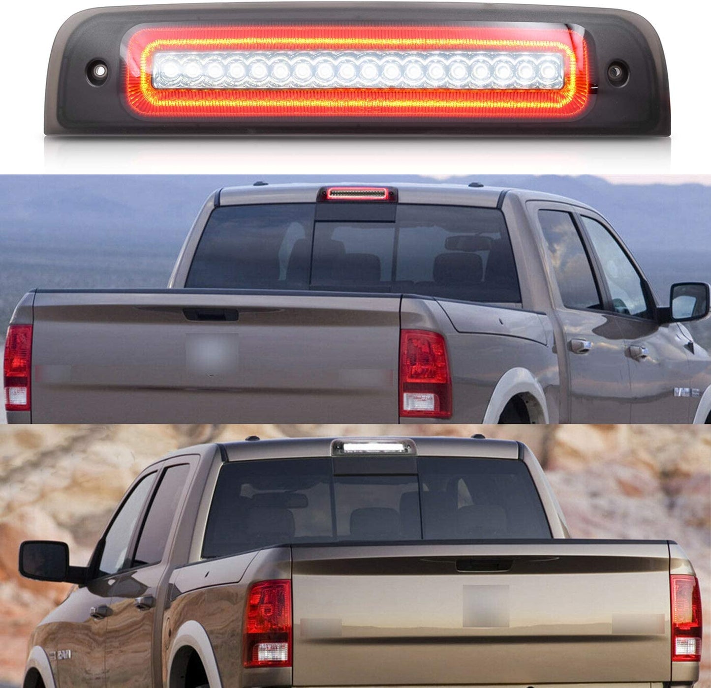 New Upgrade Led Third Brake Light for 2009-2018 Dodge Ram 1500 2500 3500